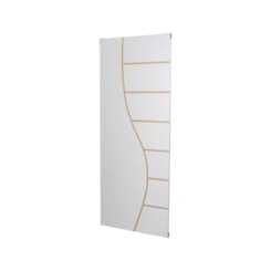 Folha Porta Melamínica Madeira Decorada Cantareira Branco MGM 210x80x3,5cm