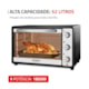 Forno Elétrico Grand Family Preto E Inox Mondial 52L 127V 1800W - e679a53d-66ae-461e-be4e-83d6053c37a4