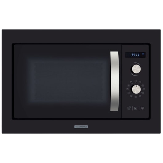 Forno Micro-Ondas Aço Inox Acabamento Scotch Brite 8 Funções Tramontina 25L - Imagem principal - 57829913-2a5f-4090-b625-8270cbb22ead