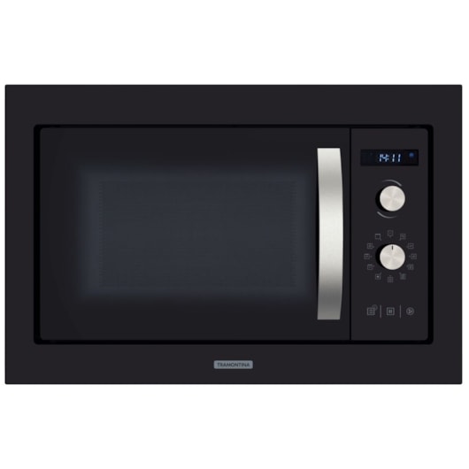 Forno Micro-Ondas Aço Inox Acabamento Scotch Brite 8 Funções Tramontina 25L - Imagem principal - d9242b95-f2ad-4da8-8224-4919dc1b7d57