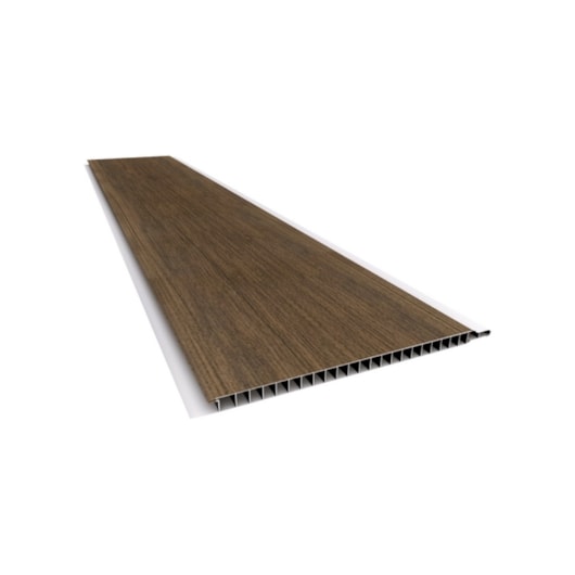 Forro Pvc Junta Seca Nogueira Fortlev 200x0,8x600cm - Imagem principal - 3e0e37c1-bb1d-46ef-9f40-52d15b6baf87