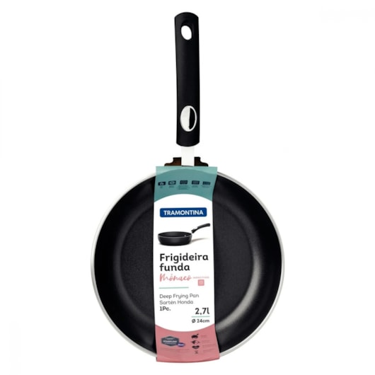 Frigideira Funda De Alumínio Mônaco Tramontina 24cm - Imagem principal - 491580f4-449e-469a-bbbe-652231272373