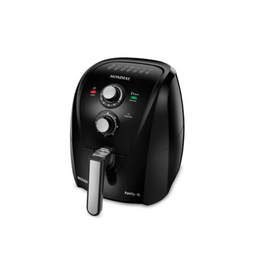 Fritadeira Air Fryer AFN40FB Preto Mondial  4L 127V 1500W  - Imagem principal - 645bc7a3-4e82-4b93-9777-97ecec79c827