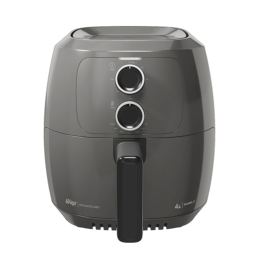 Fritadeira Elétrica Air Fryer Cinza Wap 1500W 127V 4l - Imagem principal - 39f9e157-1b6e-4a4c-9114-cb37f5279a9f