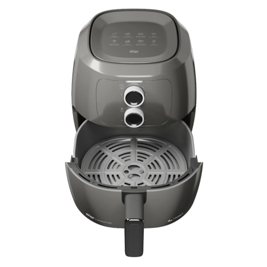 Fritadeira Elétrica Air Fryer Cinza Wap 1500W 220V 4l - Imagem principal - a5d50b89-9085-4223-9c53-909be1a5e382