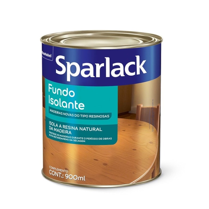 Fundo Isolante Semi Brilho Transparente 900ml Sparlack Coral