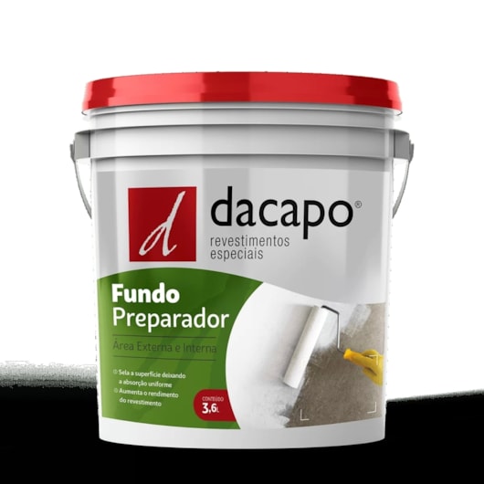 Fundo Preparador Marrom Dacapo 3,6l - Imagem principal - 7ccc696f-999d-4d70-9ad3-afe2abc02856
