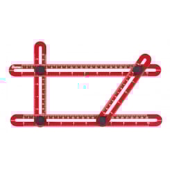 Gabarito Angular Multifunção De Plástico Cortag Gabarito Angular Multifunção De Plástico Cortag