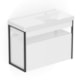 Gabinete Com Gaveta E Lavatório Flow Branco Celite 80x38cm - 99792c6b-ee1f-4ed5-b8d1-d3dd7e5e4fc3