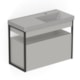Gabinete Com Gaveta E Lavatório Flow Stone Celite 80x38cm - 953dea5d-49ed-4694-8fc3-1042488aaa82
