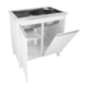 Gabinete Com Tanque Inox 82x51,5x85 Mdf 0,6 430 Vsa 3,5  47 Litros Alto Brilho Docol - 6a4c9478-224f-4dce-8749-6b01a54be10a