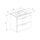 Gabinete Integrado 2 Gavetas Com Lavatório Debba Branco Roca - 4c60aa4f-654f-4603-83b3-d13676180d38