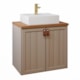 Gabinete Para Banheiro Com Lavatório Alure Cappuccino Freijo MGM Moveis 61,3cm - 0b473b5c-6885-40a7-a767-12a0b9631aee