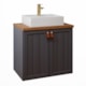 Gabinete Para Banheiro Com Lavatório Alure Titanium Freijo MGM Moveis 60cm - d9f5bfdd-e554-4e6c-90ae-2b396c89077f