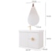 Gabinete Para Banheiro Com Lavatório Copenhague Branco MGM Móveis 80cm - 388eb8bb-4db5-4392-831e-4dc55d489f14
