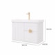 Gabinete Para Banheiro Com Lavatório Copenhague Branco MGM Móveis 80cm - b300f73d-5498-439d-8a5f-9c89c2dedee0