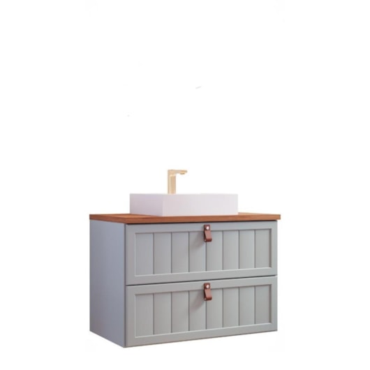Gabinete Para Banheiro Com Lavatório Sense Pistache Frejo MGM Moveis 80cm - Imagem principal - 07af2b98-6c92-41bf-bf9f-0fac2718b001
