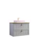 Gabinete Para Banheiro Com Lavatório Sense Pistache Frejo MGM Moveis 80cm - 43543648-f2e0-4306-83cd-7ad0f4194548