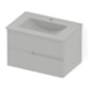 Gabinete Para Banheiro Integrado Com Lavatório 2 Gavetas Cinza Stone Elite Celite 70x47cm - 408c0ef9-f1e9-4c34-b41f-ebc02071f46d