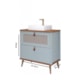Gabinete Para Banheiro Veneto Pistache Freijó Mgm Móveis 60cm - e9ff2cf8-71b0-4556-a032-5eb8a8197333