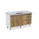 Gabinete Para Cozinha Coliseu 144,2cm 586229 Nogal Rorato - 3bf53b6b-e06a-4119-bd8c-344eb106b25d