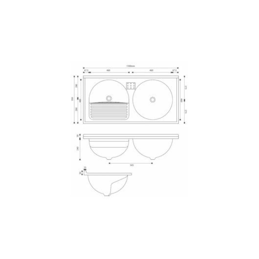 Gabinete Para Lavanderia De Madeira Amélia Com Tanque Gelo Rorato 110x55cm - Imagem principal - f4ddd3e9-c372-42b1-8583-ae49d2fe3cd5