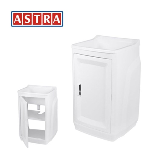 Gabinete Plástico Com Tanque 43x51x78cm Branco Astra - Imagem principal - 72dab81c-c54d-40e0-a5f0-b93d729aa0a6
