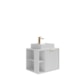 Gabinete Pra Banheiro Com Lavatório Noruega Branco MGM Móveis 60cm - 27fde77b-31b1-4050-9daa-02d14ff679ba