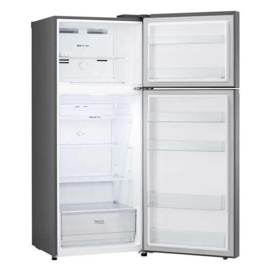 Geladeira Duplex Frost Free Inverter Inox Look LG 395L 127V  - Imagem principal - 4a98cd62-dd46-48be-98ca-a4eca35a800d