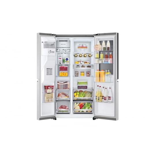 Geladeira Smart Side by Side Craft Ice LG 598L 127V  - Imagem principal - ceec572d-5ba5-4abd-8bc5-4749ba236508