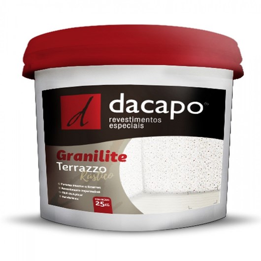 Granilite Terrazzo Dacapo 25kg - Imagem principal - 940b3500-15f4-49fa-a37d-bf5fcb656d07