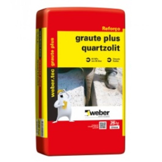 Graute Plus 25 Kg Quartzolit - Imagem principal - 19519a42-0aa2-48b8-a31e-a523ed3ec24e