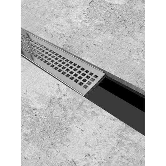 Grelha Externa Eolo Com Porta Grelha Inox 304 Mozaik 5x100cm - Imagem principal - 08b90b26-2b3d-42d9-a269-6209ef68178f