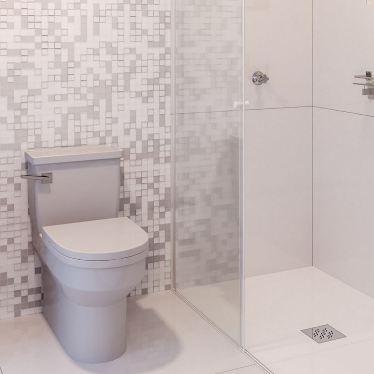 Grelha Para Caixa Sifonada Quadrada Em Aço Inox Polida Linear 10x10cm