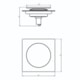 Grelha Quadrada De Pressão Inox 304 Cobre Matte Bl 10x10 - ebbe83a8-bf6b-41d4-bcdb-32f9855a3e8d