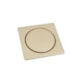 Grelha Quadrada De Pressão Inox 304 Dourado Matte Bl 10x10 - 6cf4b1f8-12e6-4d12-a40d-70c36c4b5f51