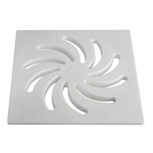 Grelha Quadrada DN15 Vortice Branca Amanco 150mm - Imagem principal - 481e1cf5-b25e-4073-971f-ff44bb55185e