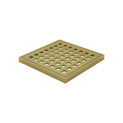 Grelha Quadrada Latão Com Caixilho 1918 D'Oro Vecchio Fani 9,42 cm