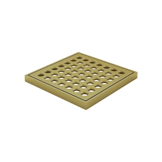 Grelha Quadrada Latão Com Caixilho 1918 D'Oro Vecchio Fani 9,42 cm - Imagem principal - 0f356225-c346-4026-a44d-1b9ef36672b2