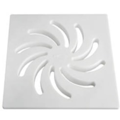 Grelha Quadrada N20 Branco Amanco 100mm