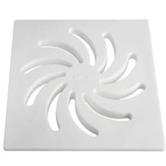 Grelha Quadrada N20 Branco Amanco 100mm - Imagem principal - 4ebbacf3-673f-4341-97ad-b444a4ac06bb