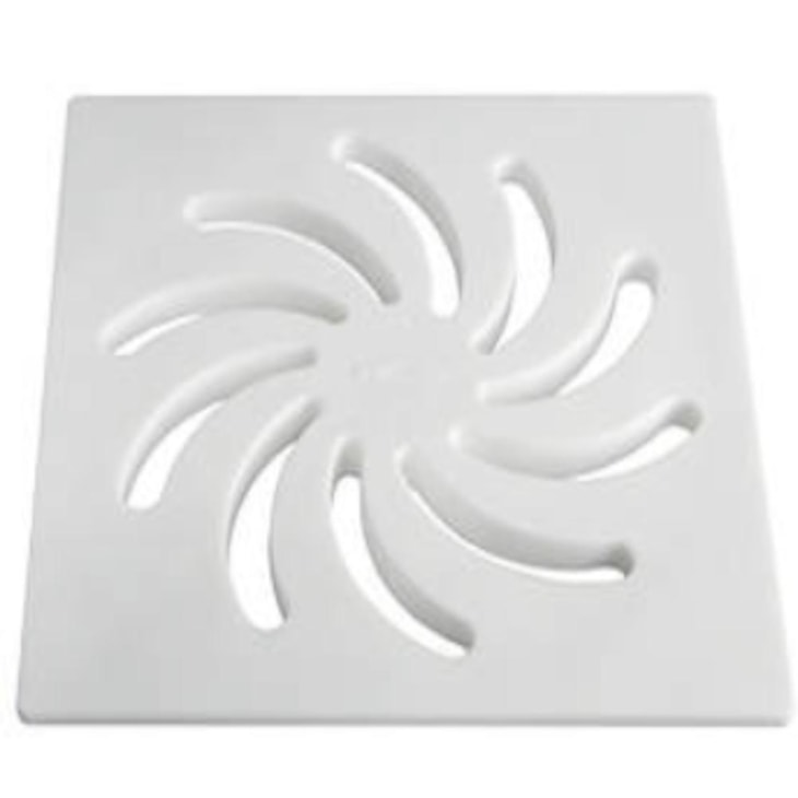 Grelha Quadrada N20 Branco Amanco 100mm