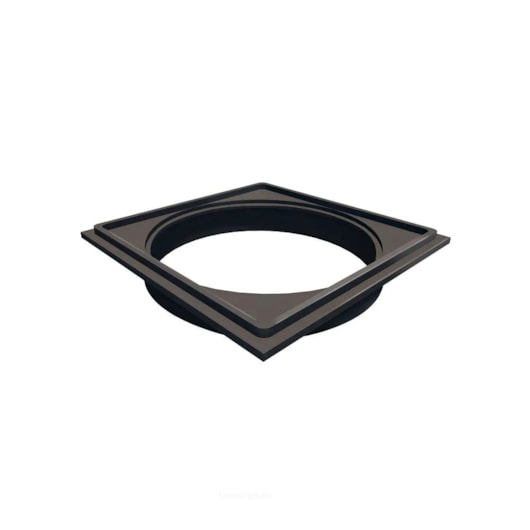 Grelha Quadrada Novii Polida Linear Acessórios 10cm - Imagem principal - 5e2ebb5f-dba7-489f-ab58-057d7ad8e8d9