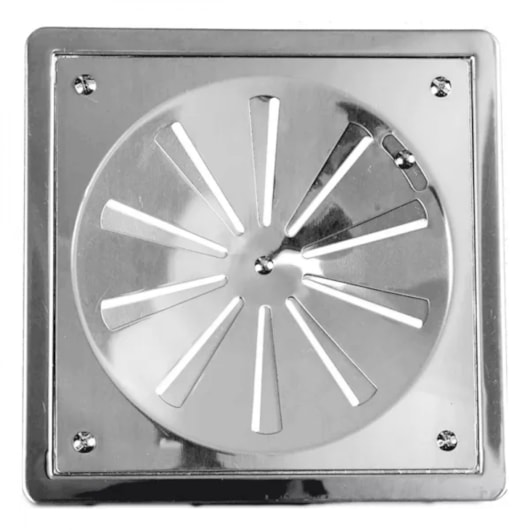 Grelha Quadrada Rotativa Com Caixilho Fabrimar 10x10cm - Imagem principal - 42e7c657-40ca-4338-a23b-72c3fc4176bb