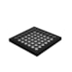 Grelha Quadrada Sem Fecho Com Caixilho 1918 BK Preto Fosco Fani 9,2cm - ee40ae04-a256-45a0-8687-3b0ccce4b5ab