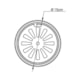Grelha Redonda 150 0,6 304 Sem Polimento Docol - 15f0dc93-aef1-4f87-a040-9df15d881945