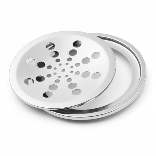 Grelha Redonda com Fecho Caixa Romar 10cm - Imagem principal - 2bb4504e-f8c5-4032-8311-6d52ed2f0893