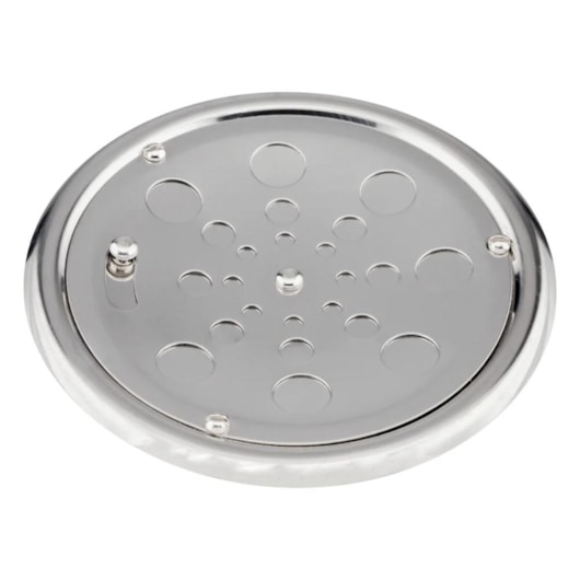 Grelha Redonda Com Fecho Com Caixilho 15 Cm Inox Fani - Imagem principal - 32ad11ba-ccc4-4b87-b401-57367bff3069