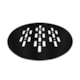 Grelha Redonda Elleve Black Matte Linear Acessórios 10x10cm  - 8c53bcd8-0646-480d-840c-f6f833bfd25a