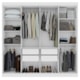 Guarda Roupa 4 Gavetas 8 Portas Andara Branco Lopas - 9370fbe4-ea47-4e87-89cb-069ab2ff8872
